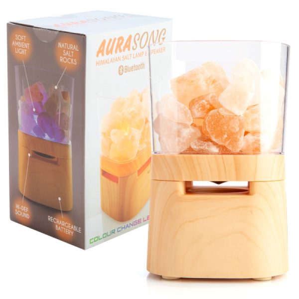 AuraSong Himalayan Salt Lamp & Speaker