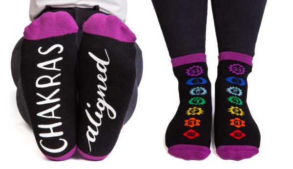 Chakra Feet Speak Socks