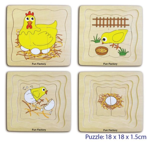Chicken Wooden Layer game