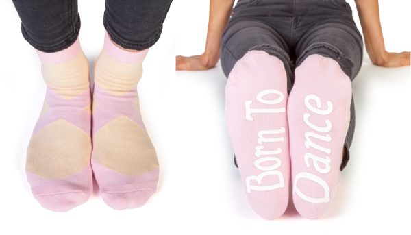 Dancer Themed Speak Socks