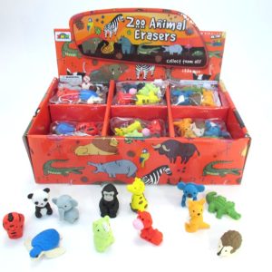 Eraser sets Zoo 4pc