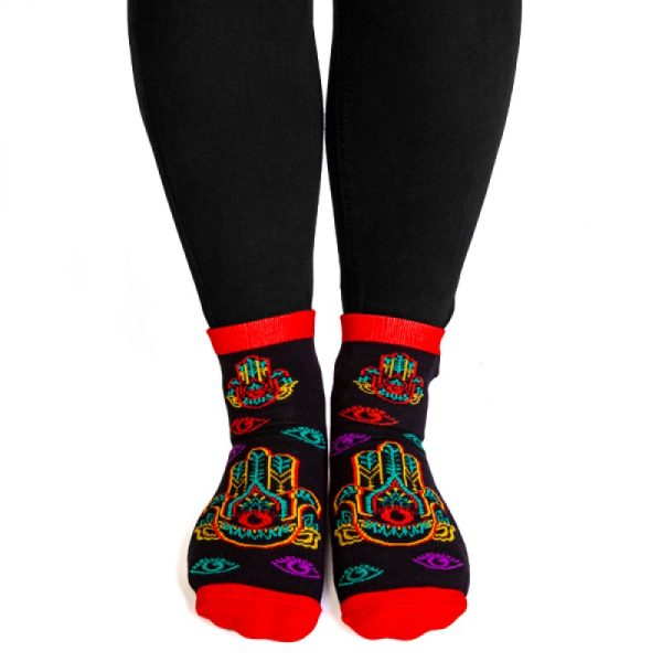 Hamsa Feet Speak Socks