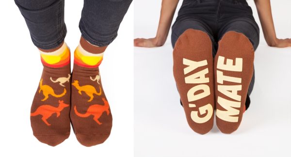 Kangaroo Speak Socks