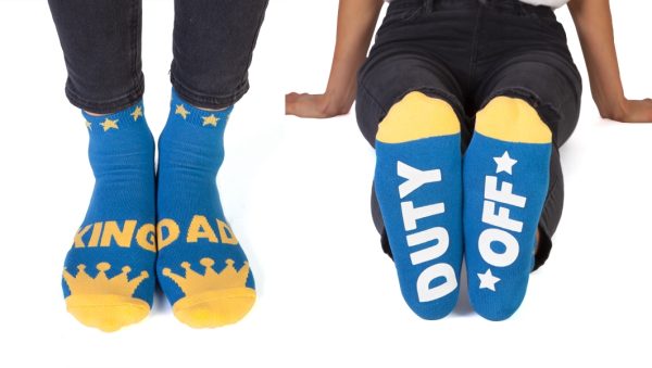 King Dad Speak Socks