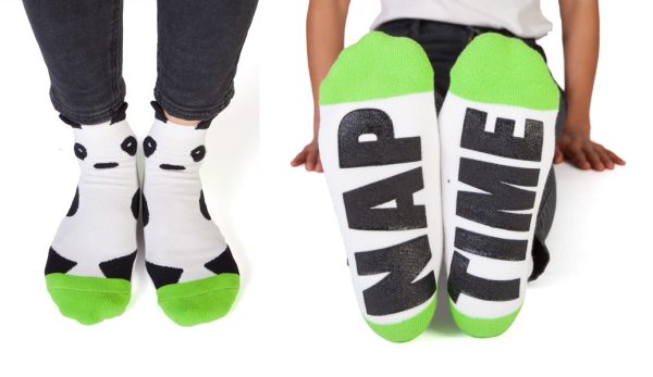 Panda Speak Socks