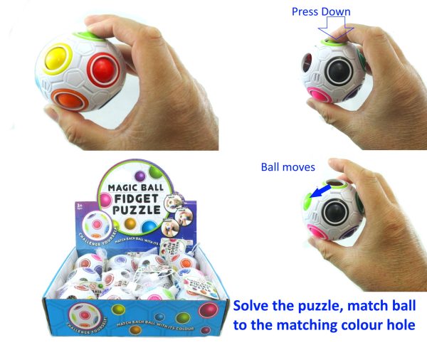 Rainbow Ball fidget Cube