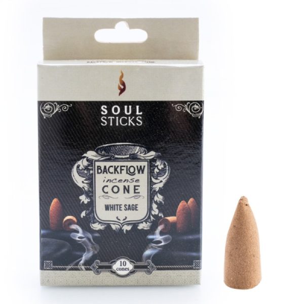 Soul Sticks White Sage Backflow Incense Cone