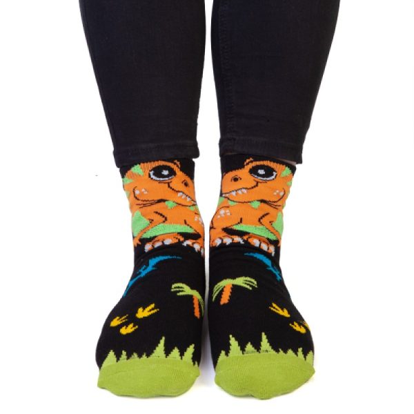 T Rex Feet Speak Socks