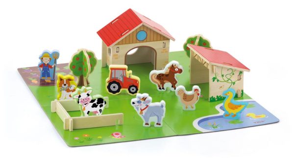 Wooden Farm Set