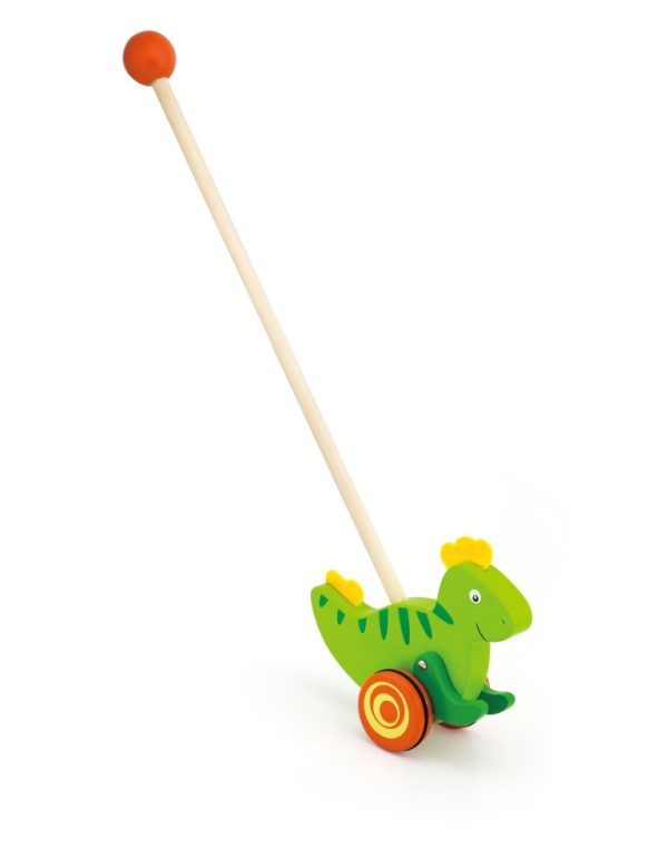 Wooden Push Toy Dino