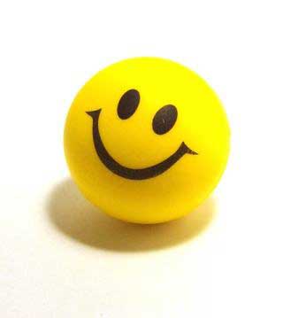 Smiling stress hot sale ball