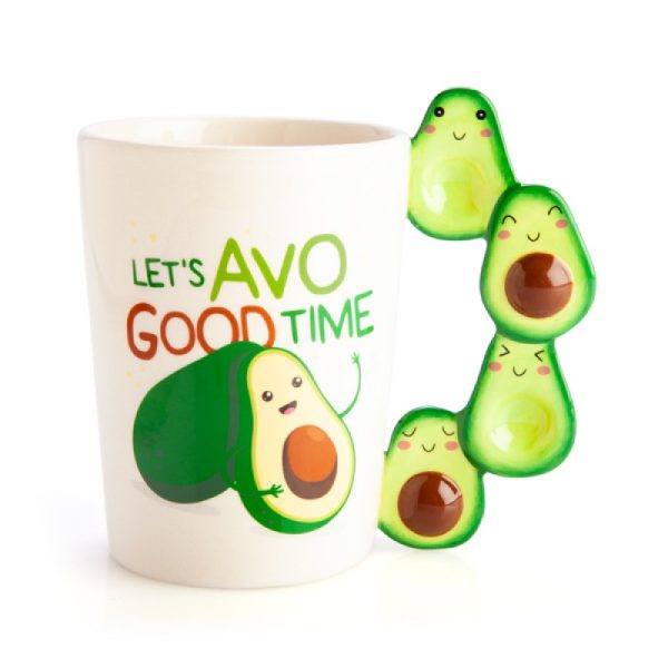 Avocado 3D Handle Mug 1