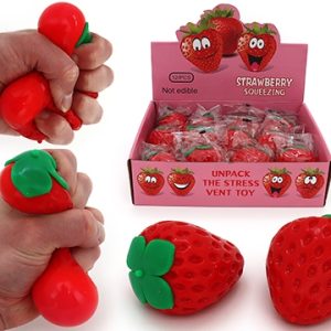 SQUEEZE STRAWBERRY - 7cm