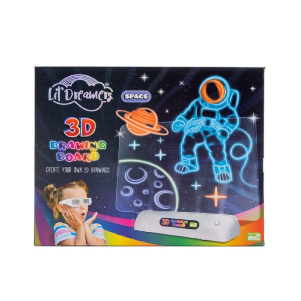 Space 3D Illuminate Drawing Board