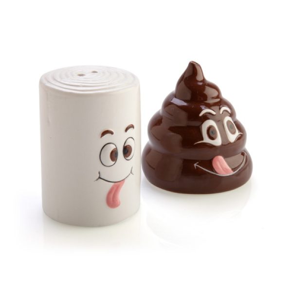 Koolface Poo and Toilet Paper Salt Pepper Set