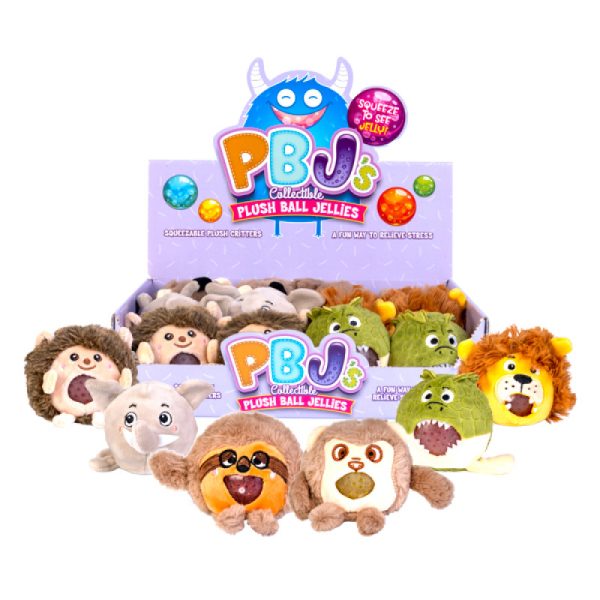 Wild Animals Plush Ball Jellies