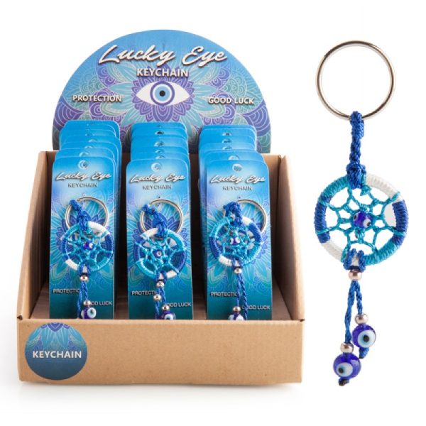 Lucky Eye Dreamcatcher Keychain