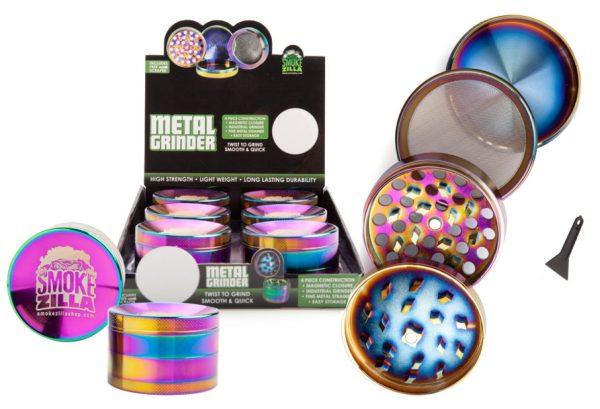 Smokezilla Iridescent Metal Grinder