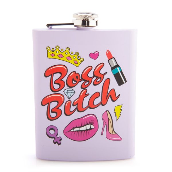 Boss B*tch Metal Flask