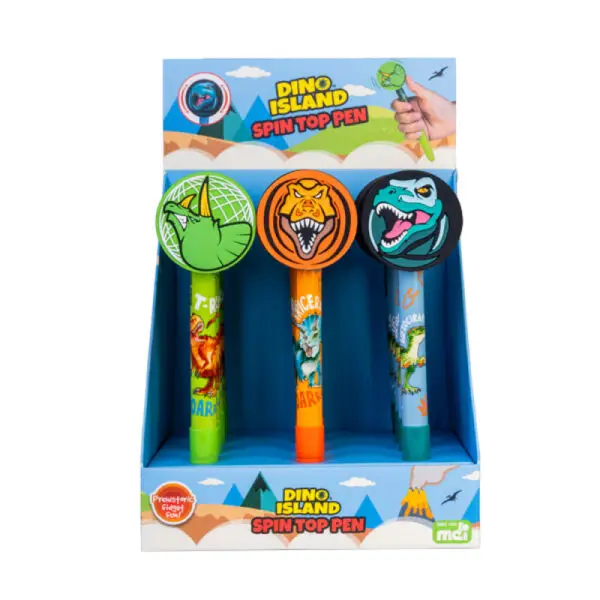 Dino Island Spin Top Dino Pen