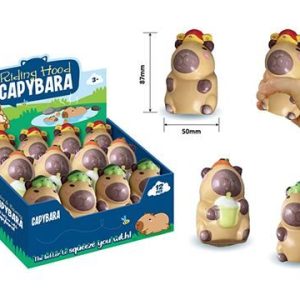 PU SLOW RISE SQUEEZE CAPYBARA (3 ASSTD) 8cm