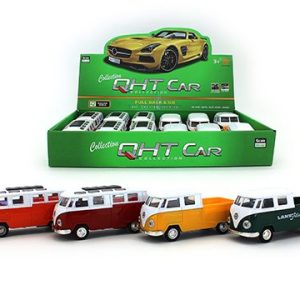 DIE CAST PULLBACK KOMBI VAN/UTE (4 ASSTD) – 12.5CM