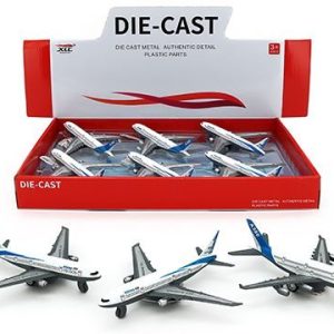 DIE CAST PULLBACK PASSENGER JET – 13.8cm