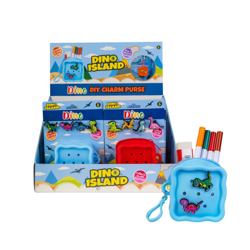 Dino Purse DIY Charm - Blueberry Express Dino Purse DIY Charm