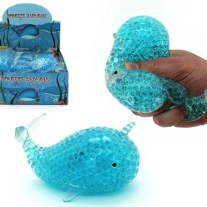 SQUISHY WATER ORBS NARWHAL – 13cm