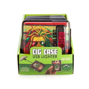 Smokezilla USB Lighter Cigarette Case