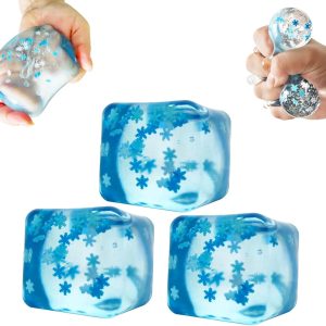 blue ice cube squeeze