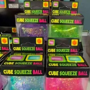 glitter square cube