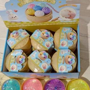 MYSTERY SQUISHY DUMPLING W/GLITTER (4 ASS) – 8.5cm