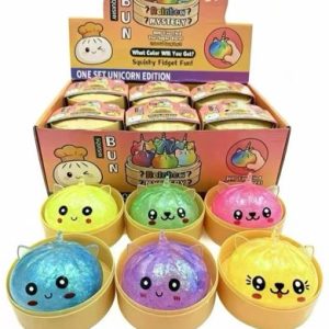 MYSTERY SQUISHY DUMPLING W/GLITTER (4 ASS) – 8.8cm