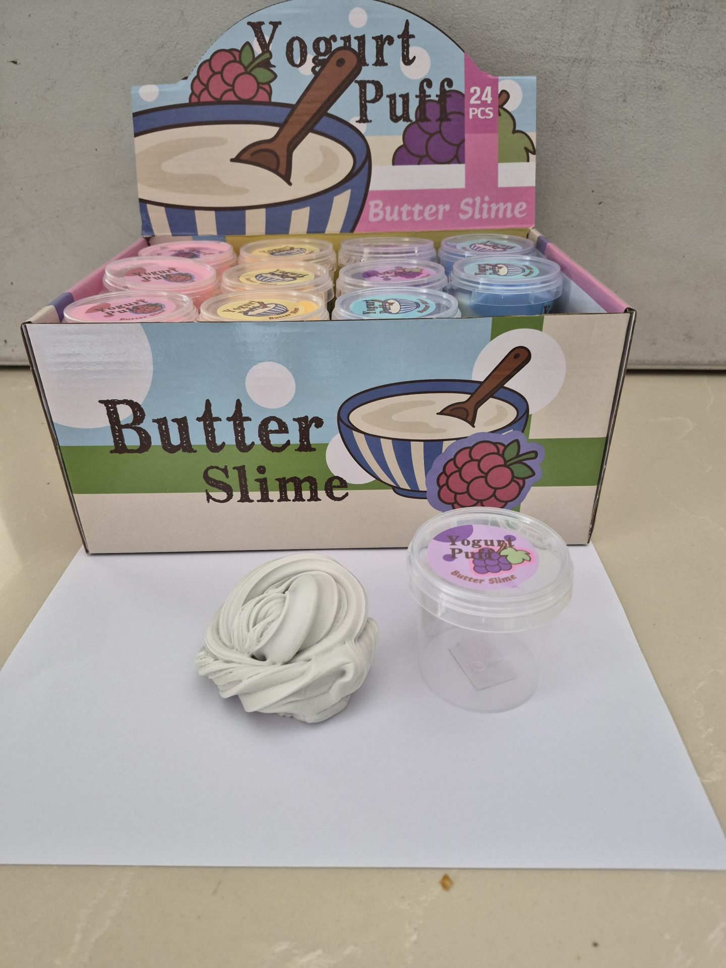 FLUFFY YOGURT PUTTY - Blueberry Express FLUFFY YOGURT PUTTY - Image 2