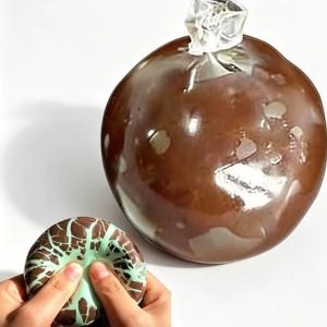 Wax Cracking Squishy, chocolate Crispy Stress Ball, Slow Rebound Squeeze