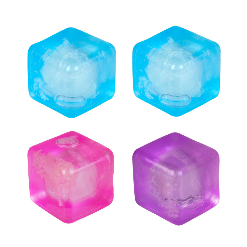 Mini Cube GID Smooshos Super Squeeze Set of 4 - Blueberry Express Mini Cube GID Smooshos Super Squeeze Set of 4 - Image 3