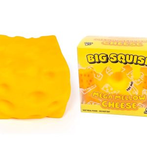 GIANT SQUEEZE MEGA MELLOW CHEESE CUBE – 11cm