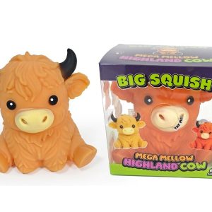 GIANT SQUEEZE MEGA MELLOW HIGHLAND COW – 15cm