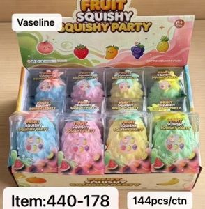 crunchy mix colours  pineapple squishy